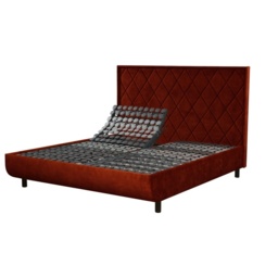 Tempur Arc Adjustable Disc Bed Base - Super King - 180cm x 200cm - Stone - Vertical Headboard - thumbnail 2