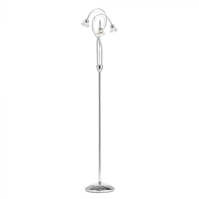 BHS Marianne Floor Lamp - Chrome/Clear - image 1
