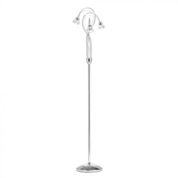 BHS Marianne Floor Lamp - Chrome/Clear - thumbnail 1
