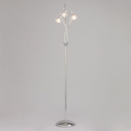 BHS Marianne Floor Lamp - Chrome/Clear - thumbnail 2