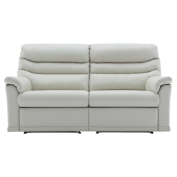 G Plan Malvern 3 Seater Recliner Sofa 2 Cushions - Leather Grade P - Double Power - thumbnail 3