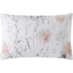 Laura Ashley Pallington Bloom Pillowcase Pair - Plaster Pink
