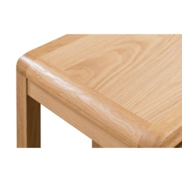 Julian Bowen Curve Oak Nest Of 2 Tables - thumbnail 5