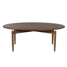 G Plan Marlow Oval Coffee Table - Walnut - thumbnail 2