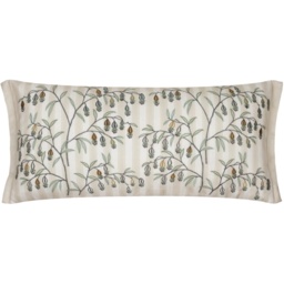 Sanderson Chinese Lanterns Feather Rich Cushion 30x65cm - Linen