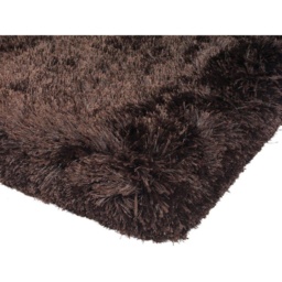 Asiatic Plush Luxury Shaggy Rug - Dark Chocolate - 140x200cm - thumbnail 2