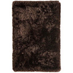 Asiatic Plush Luxury Shaggy Rug - Dark Chocolate - 140x200cm