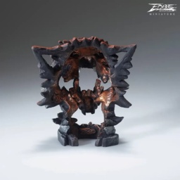 Edge Wolf Bust Miniature Sculpture - thumbnail 5