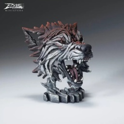Edge Wolf Bust Miniature Sculpture - thumbnail 3