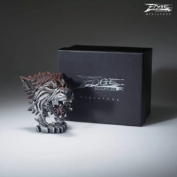 Edge Wolf Bust Miniature Sculpture - thumbnail 6