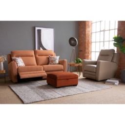 Parker Knoll Chicago Large 2 Seater Recliner Sofa - Fabric Grade B - Power Plus Recliner - thumbnail 4