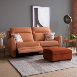 Parker Knoll Chicago Large 2 Seater Recliner Sofa - Fabric Grade B - Power Plus Recliner - thumbnail 1
