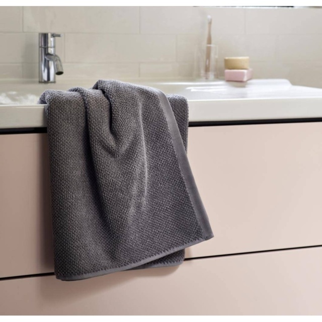 Christy Brixton Textured Towel - Titanium - Bath - image 1