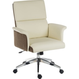 Mugello Medium Office Chair - Cream - thumbnail 2