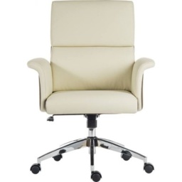 Mugello Medium Office Chair - Cream - thumbnail 1