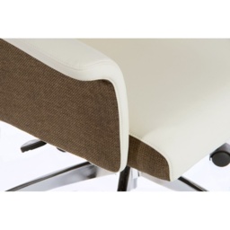 Mugello Medium Office Chair - Cream - thumbnail 3