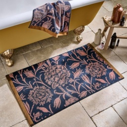 William Morris At Home Wild Tulip Bath Mat - Copper - thumbnail 2
