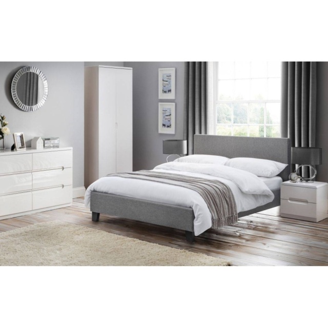 Julian Bowen Rialto Fabric Bed Frame - Single - image 1