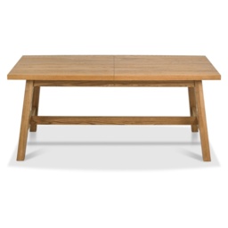 Brandon Rustic Oak 4-6 Seater Extending Dining Table