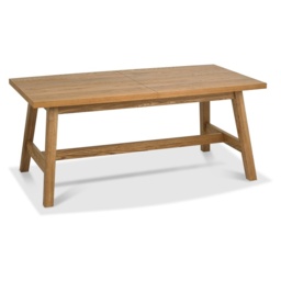 Brandon Rustic Oak 4-6 Seater Extending Dining Table - thumbnail 5