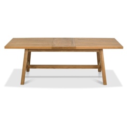 Brandon Rustic Oak 4-6 Seater Extending Dining Table - thumbnail 2