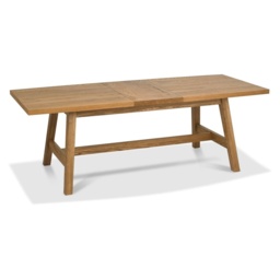 Brandon Rustic Oak 4-6 Seater Extending Dining Table - thumbnail 6