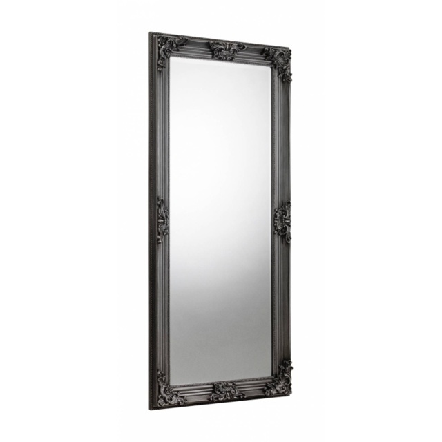 Julian Bowen Rococo Pewter Lean-To Dress Mirror - image 1