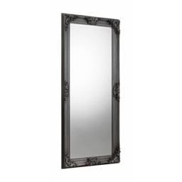 Julian Bowen Rococo Pewter Lean-To Dress Mirror - thumbnail 1