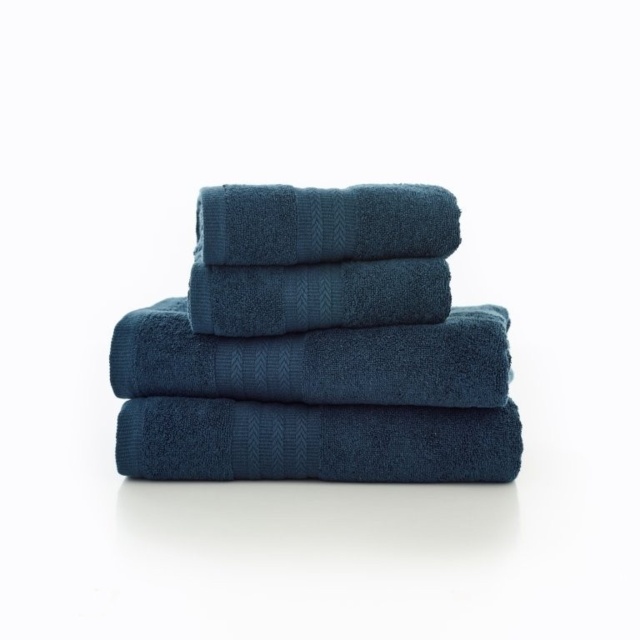 Deyongs Northmoor 100 Cotton Towels - Navy - Bath Sheet - image 1