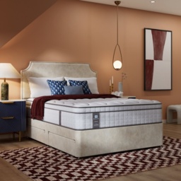 Sealy Nelson Plush Mattress and Divan Set - 180cm Super King - 22 Drawers - thumbnail 1