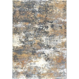 Mastercraft 52071/3888 Canyon Rug - Ochre/Charcoal - 80cm x 150cm - thumbnail 1
