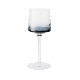 Denby Fluted Wine Glass Set of 2 - Blue - thumbnail 2