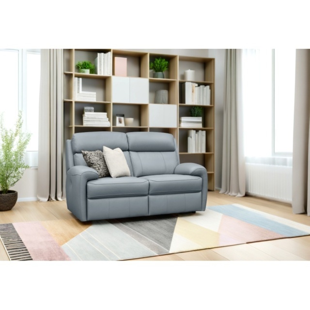 G Plan Hardy 2 Seater Leather Sofa - Leather Grade P - With Heated Seats - image 1