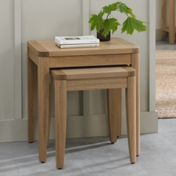 Jasper Oak Nest Of Tables - thumbnail 1