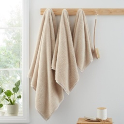 Bianca Soft Zero Twist Spa Towel - Natural - Hand Towel - thumbnail 3