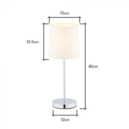 BHS Mira Touch Stick Table Lamp - Natural - thumbnail 5