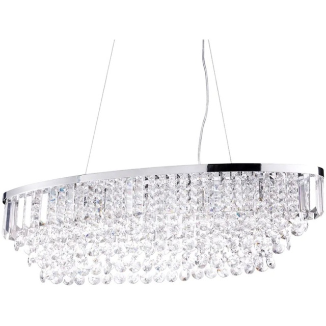 BHS Paladina Diner Pendant Ceiling Light - Chrome - image 1