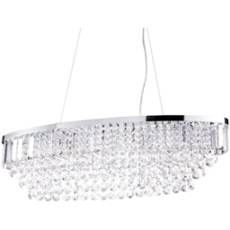 BHS Paladina Diner Pendant Ceiling Light - Chrome