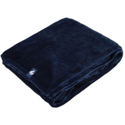 Heat Holder Fleece Blanket/Throw - Navy - thumbnail 2