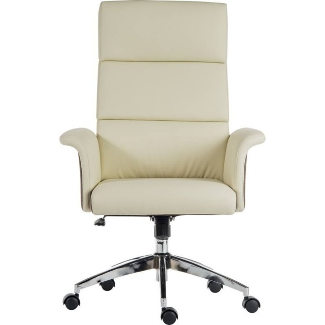 Elegance High Cream Office Chair - image 1