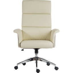 Elegance High Cream Office Chair