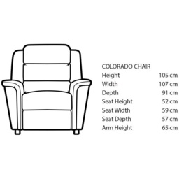 Parker Knoll Colorado Armchair - Leather Grade M - thumbnail 2