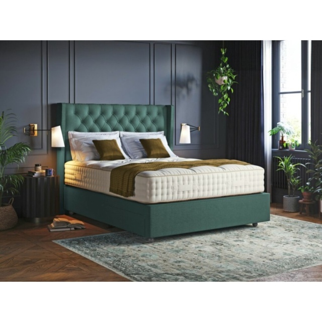 Harrison Spinks Flores Mattress and Divan Set - 120cm Small Double - Padded Top Deep - 22 Drawers - image 1