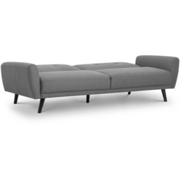 Julian Bowen Monza Fabric Sofa Bed - Grey - thumbnail 3