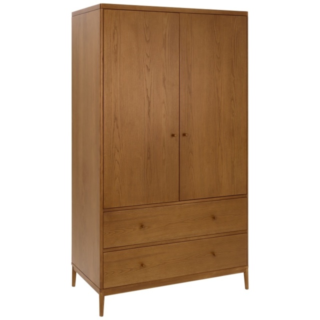 Ercol Salina Two Drawer Double Wardrobe - image 1