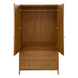 Ercol Salina Two Drawer Double Wardrobe - thumbnail 3