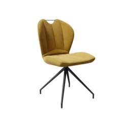New York Swivel Dining Chair - Ochre Yellow