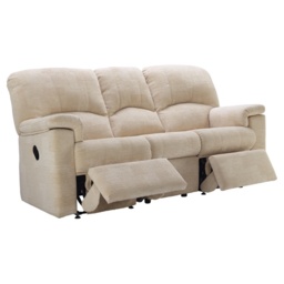 G Plan Chloe 3 Seater Recliner Sofa - Leather Grade L - Single Power RHF - thumbnail 3