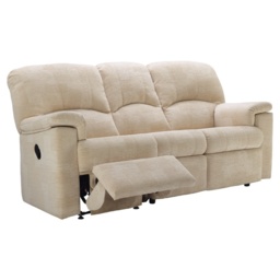 G Plan Chloe 3 Seater Recliner Sofa - Leather Grade L - Single Power RHF - thumbnail 2