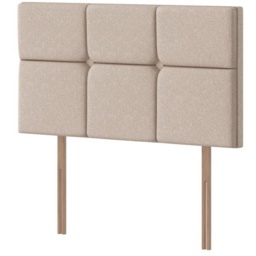 Silentnight Arezzo Strutted Headboard - 90cm Single - Premium Fabric - thumbnail 2